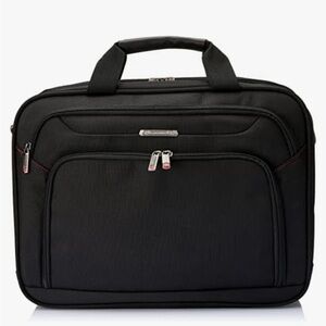 Samsonite luggage 3 Toploader Briefcase,, Polyester, Black, black